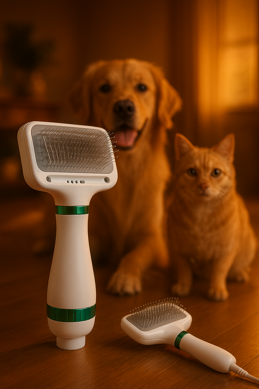 PEINE SECADORA ELÉCTRICO PARA MASCOTAS